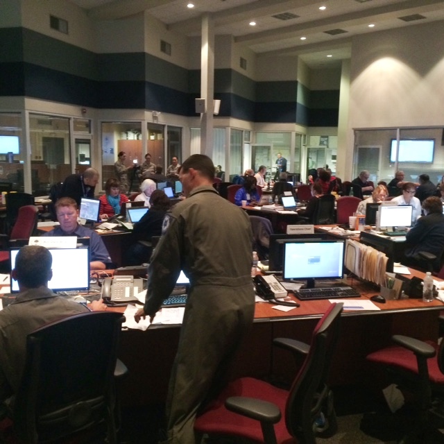 Photo of Emergency Operations Center in Columbia
