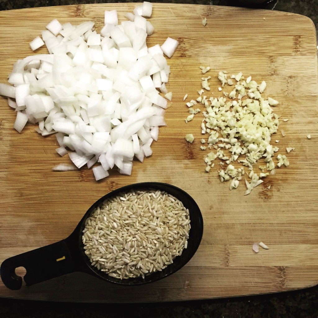 Photo of onion, garlic, and rice