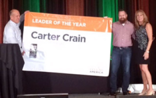 Food Resources Manager, Carter Crain, has won the 2016 Eastern Region Food Sourcing Leader of the Year award