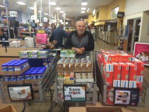 Salvation Army end of year shopping spree at Kroger