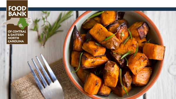 Roasted Sweet Potatoes and Cranberries