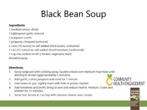 Black Bean Soup recipe - low sodium