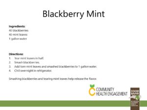 blackberry mint water recipe