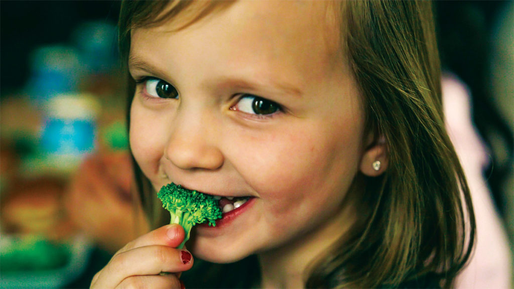 Girl with Broccoli
