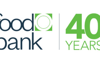 Food Bank -40 years; 40th Anniversary Logo