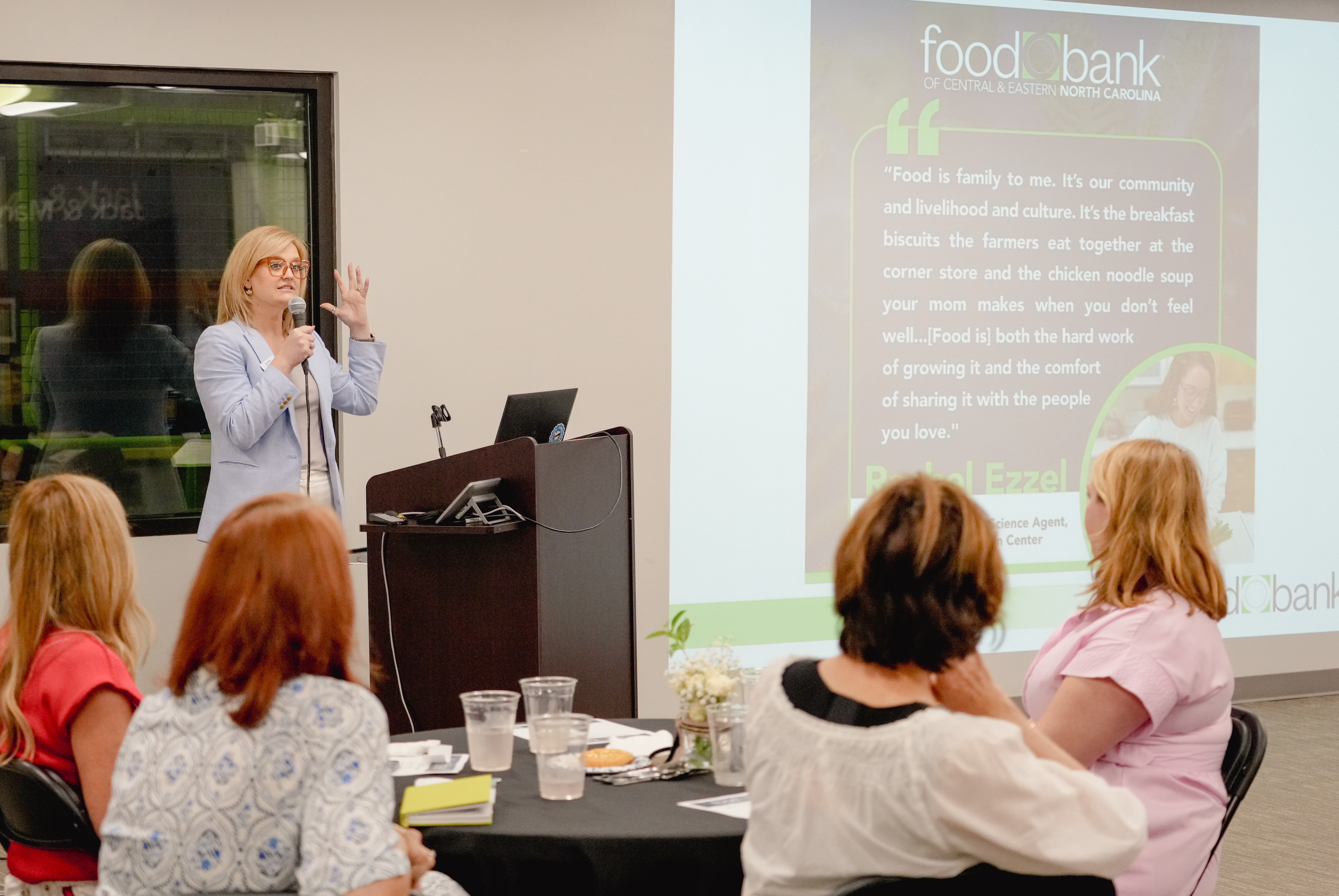 Food Bank Supporters Share Hunger Challenges, Solutions at Welcome Event